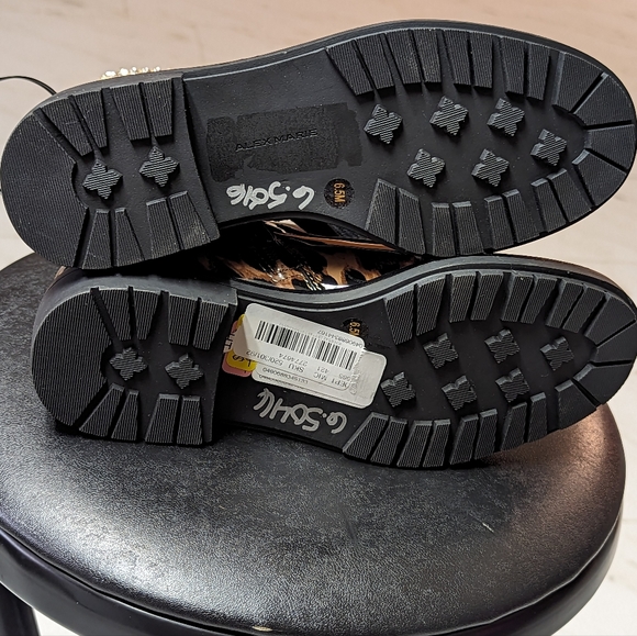 Alex Marie Leopard print patent - Picture 2 of 4